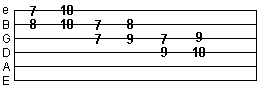 descending double stop exercise tab